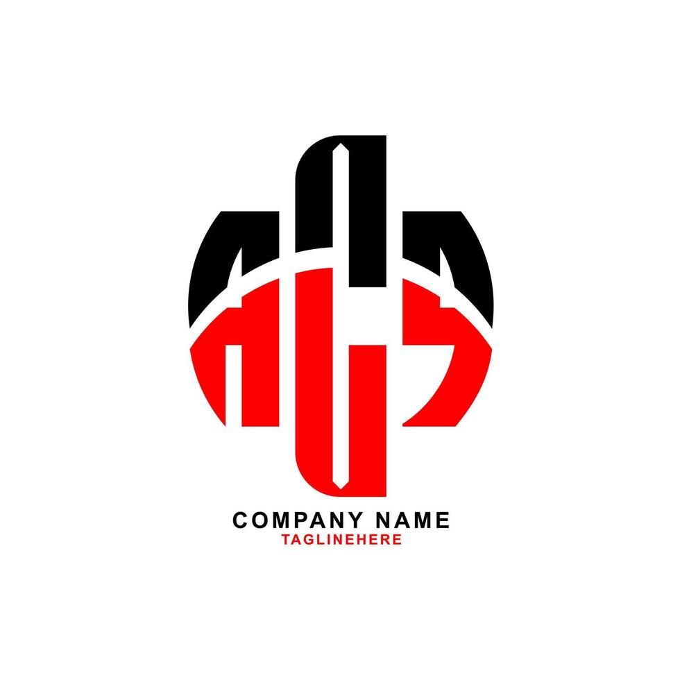 kreatives acq-Buchstaben-Logo-Design mit weißem Hintergrund vektor