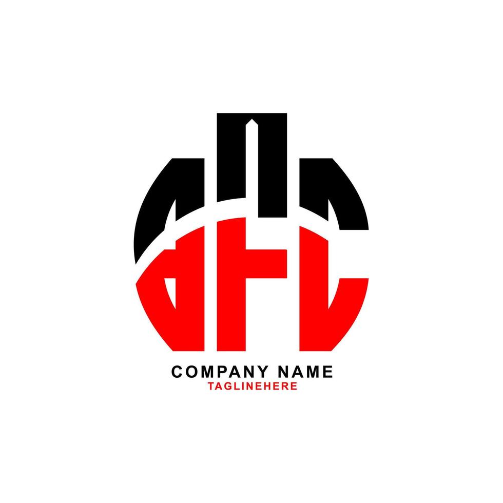 kreativ bfy brev logotyp design med vit bakgrund vektor