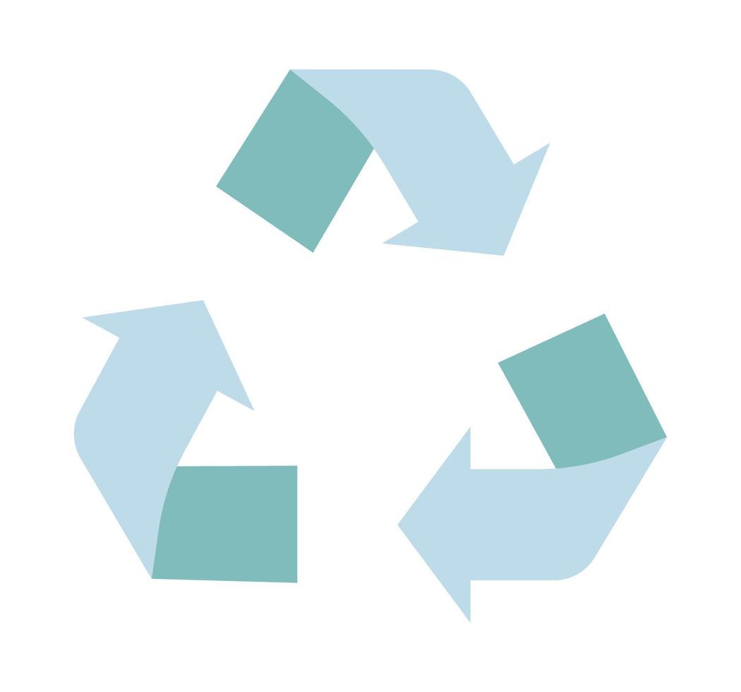 Recycling-Pfeile-Symbol vektor