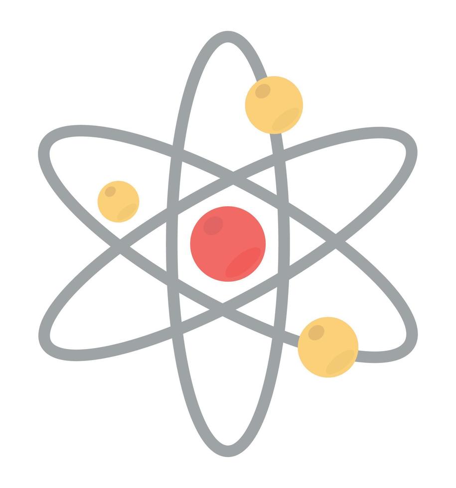 Wissenschaft Atom Studie vektor
