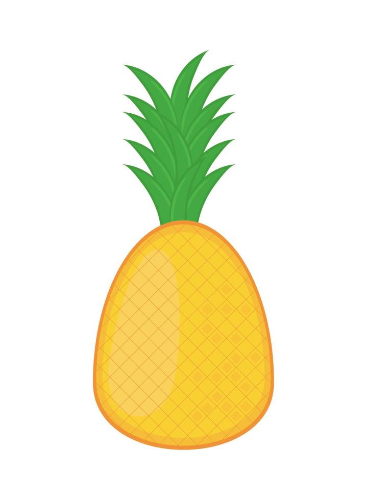 tropisk ananas ikon vektor