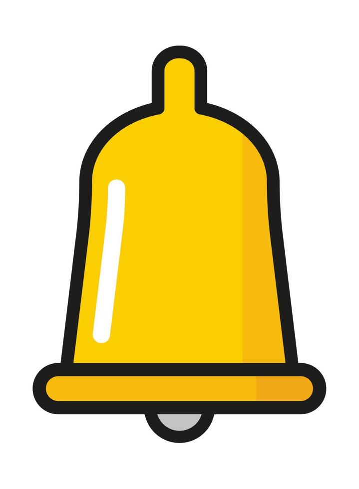 Glocken-Cartoon-Symbol vektor