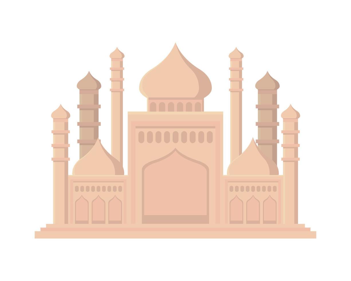 Taj Mahal-Symbol vektor