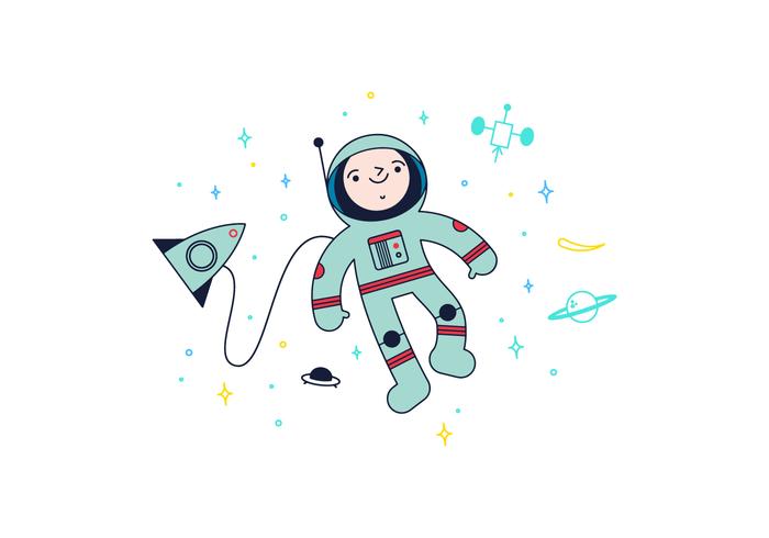 Gratis Spaceman Vector