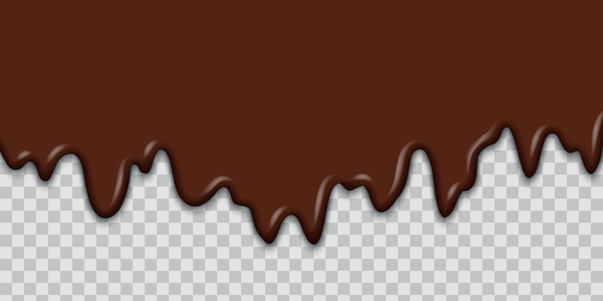 smält choklad droppande vektor
