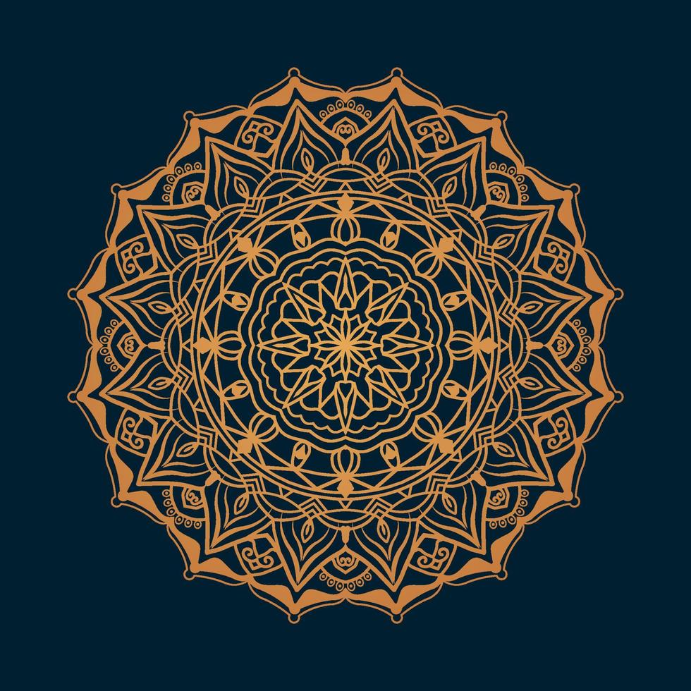 Luxus-Mandala-Hintergrund-Konzept kostenloser Vektor