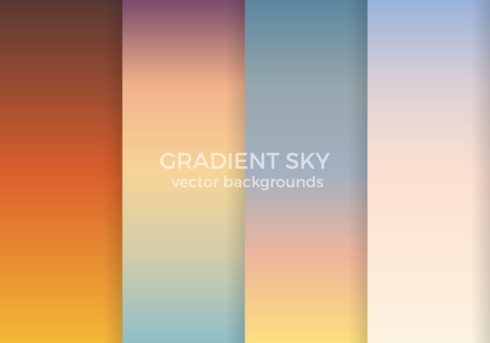 Gratis Gradient Sky Vector Bakgrunder