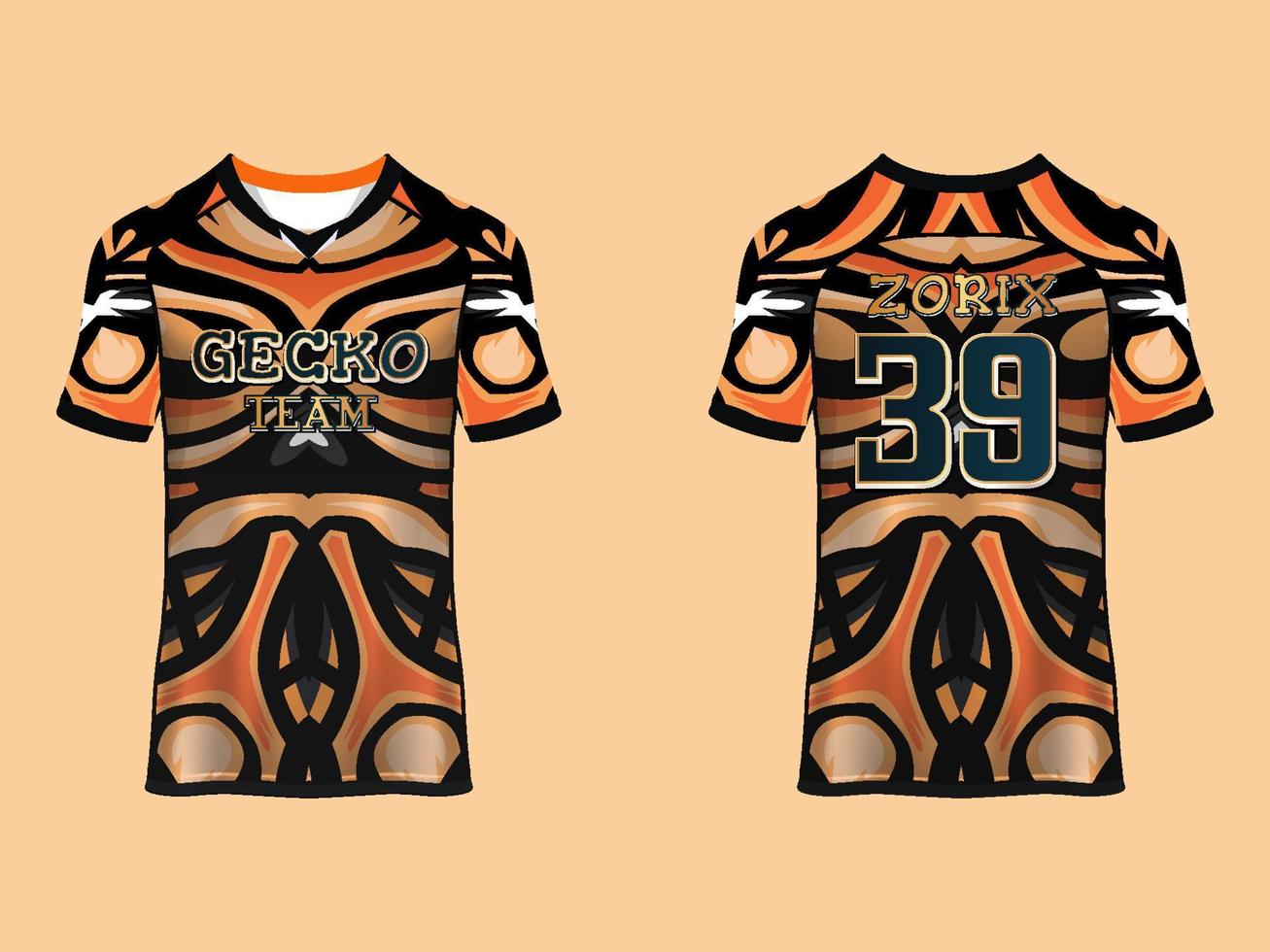 Jersey-Design mit Raglanärmeln vektor