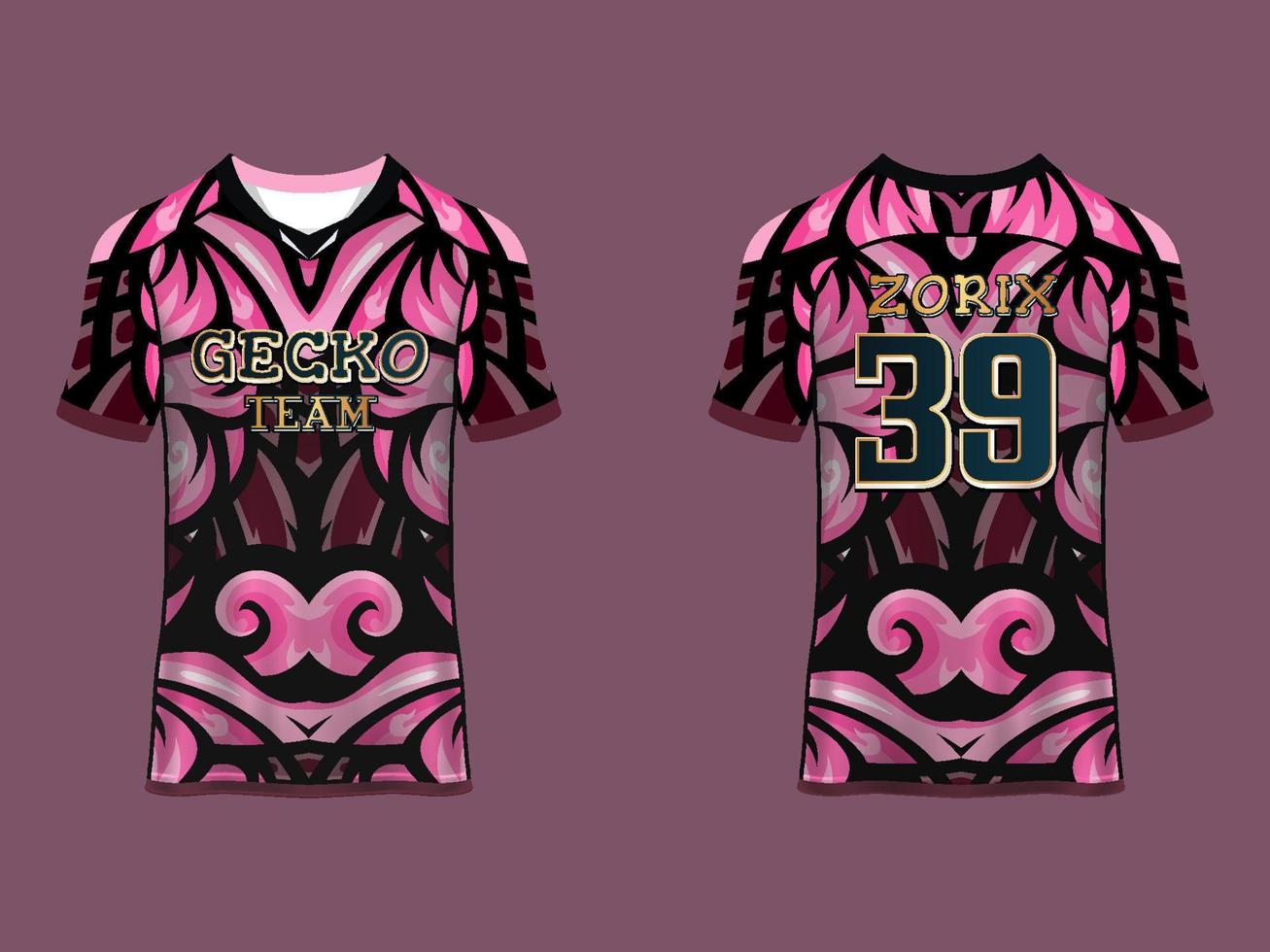 Jersey-Design mit Raglanärmeln vektor