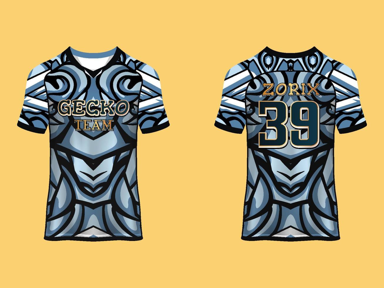 raglan ärmar sporter jersey design vektor