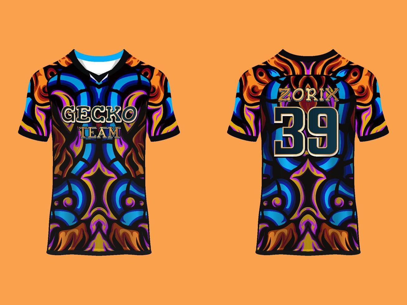 raglan ärmar jersey design vektor