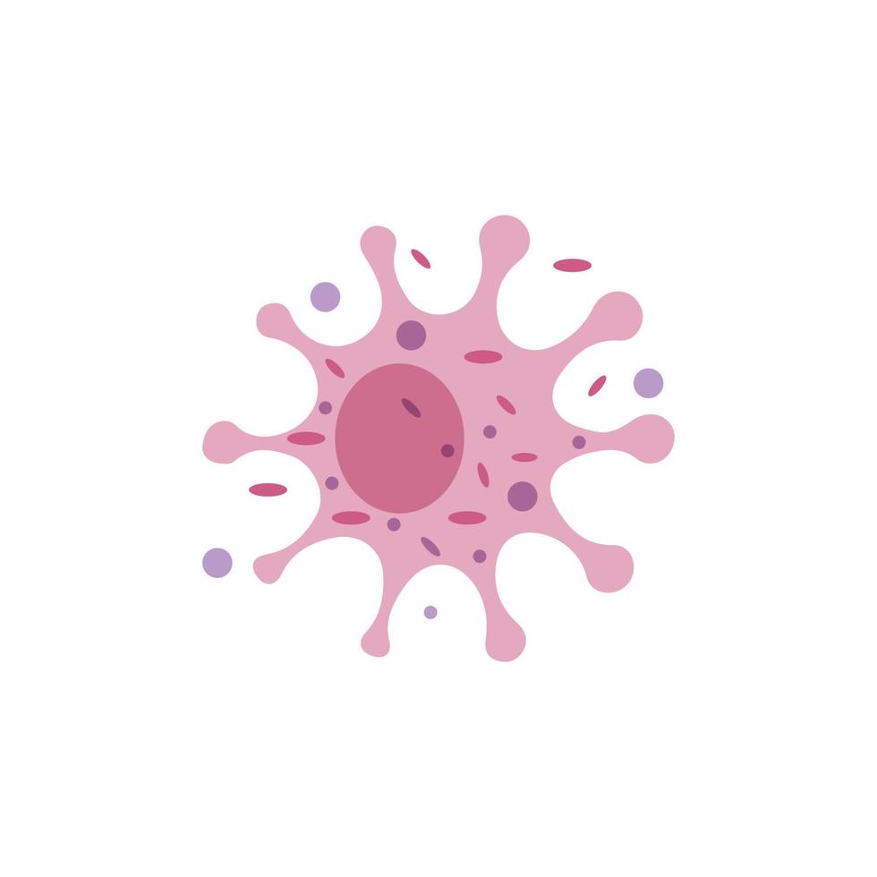 Virus-Vektor-Illustration-Icon-Template-Design vektor