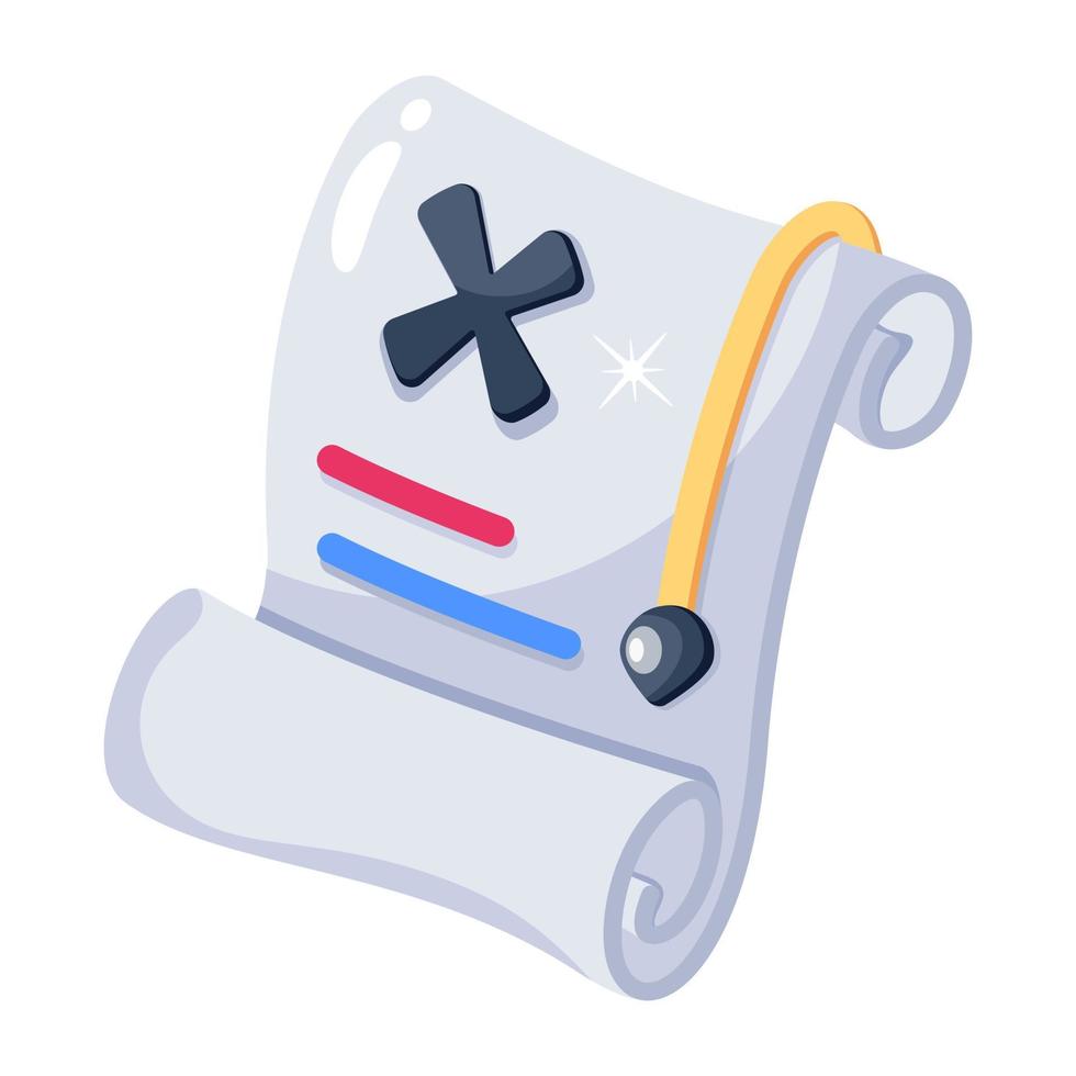 ein Papyrus-Flat-Icon-Download vektor