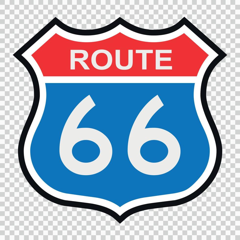 uns Route 66 Zeichen vektor