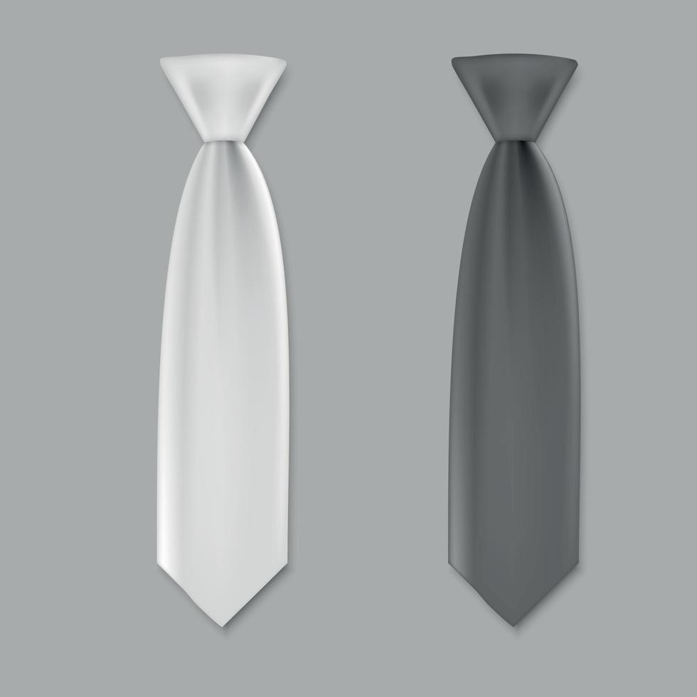 Krawatten für Männer Vorlage vektor