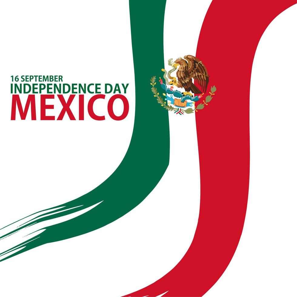mexico oberoende dag vektor mall design