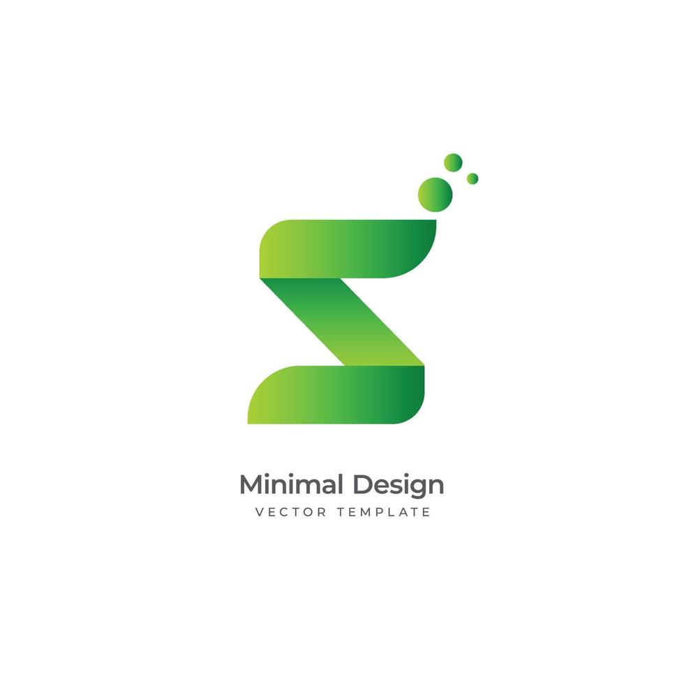 z brev minimal logotyp mall. vektor illustration