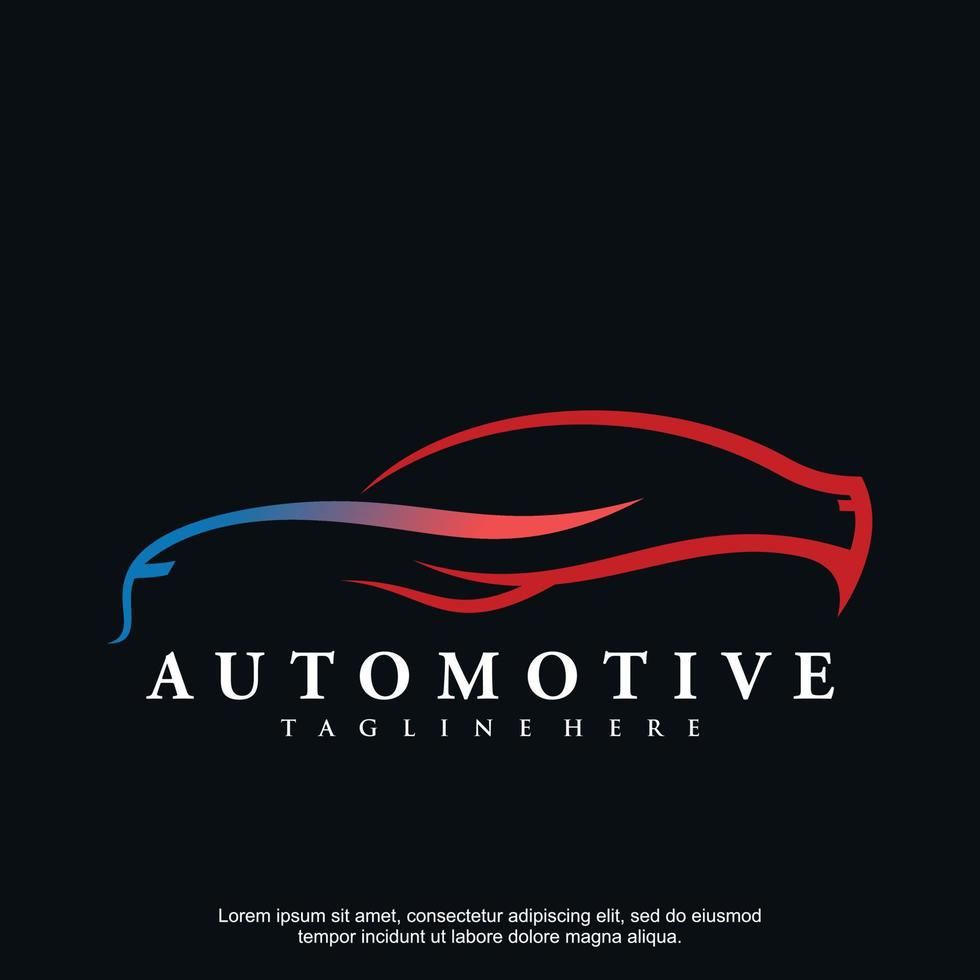 Automobil-Auto-Logo-Vektor-Illustration Premium-Vektor vektor