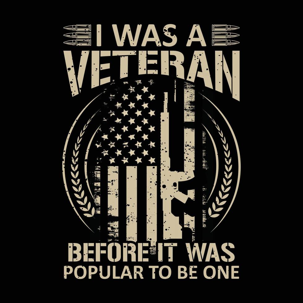 veteran t-shirt design vektor