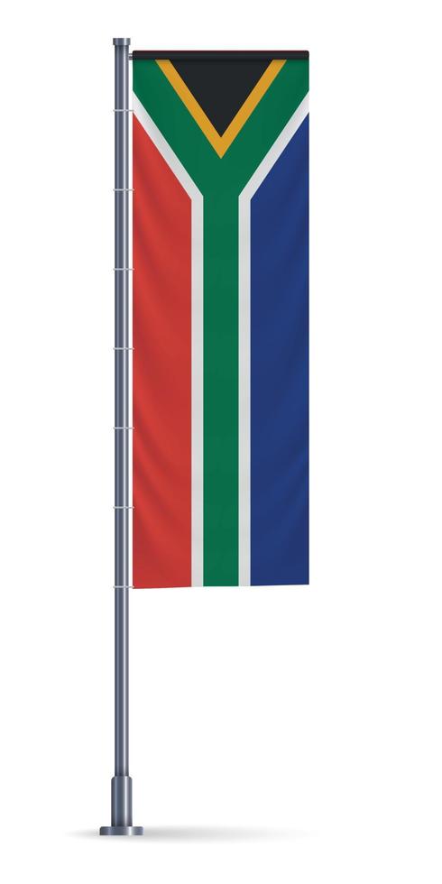 vertikal hängende Flagge vektor