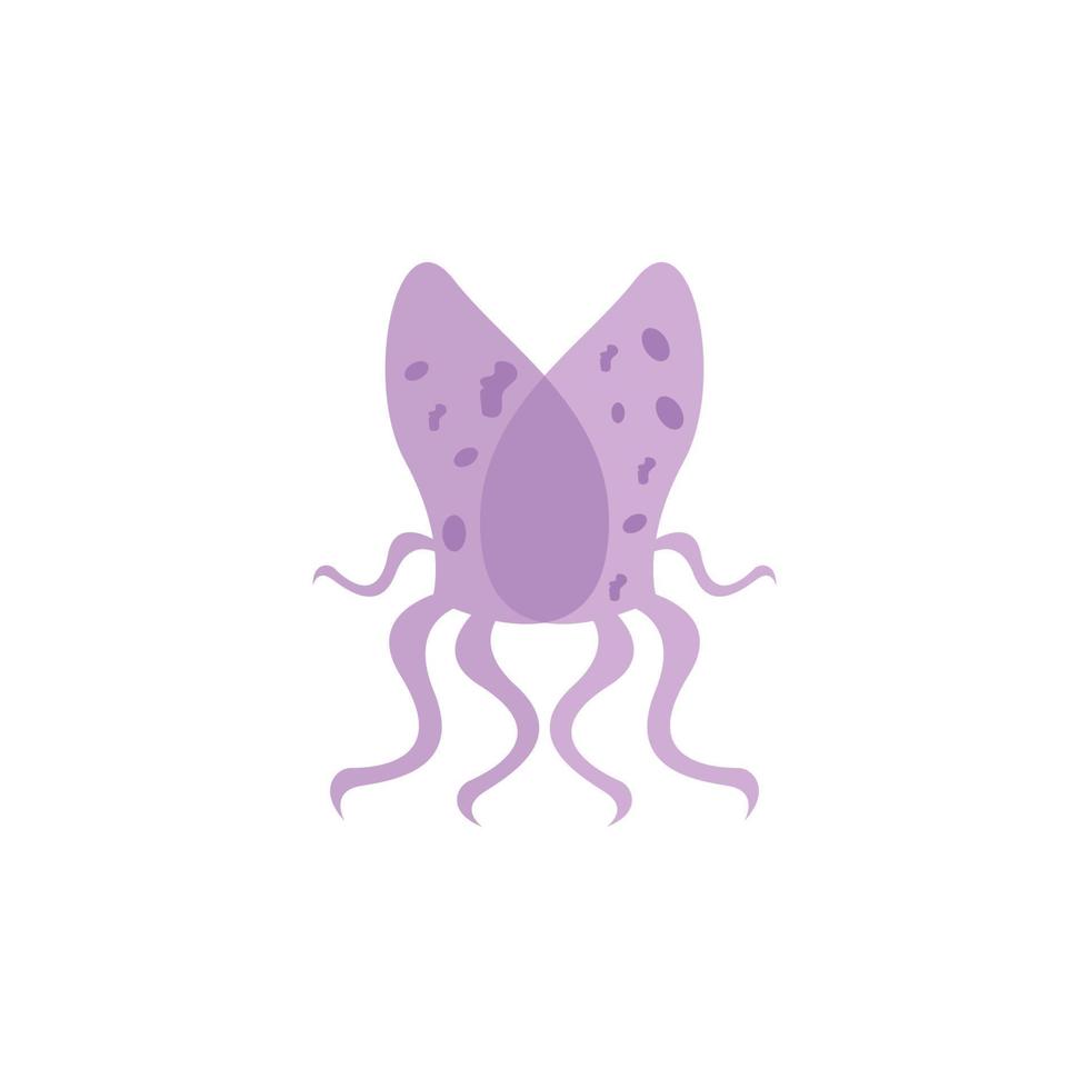 Virus-Vektor-Illustration-Icon-Template-Design vektor