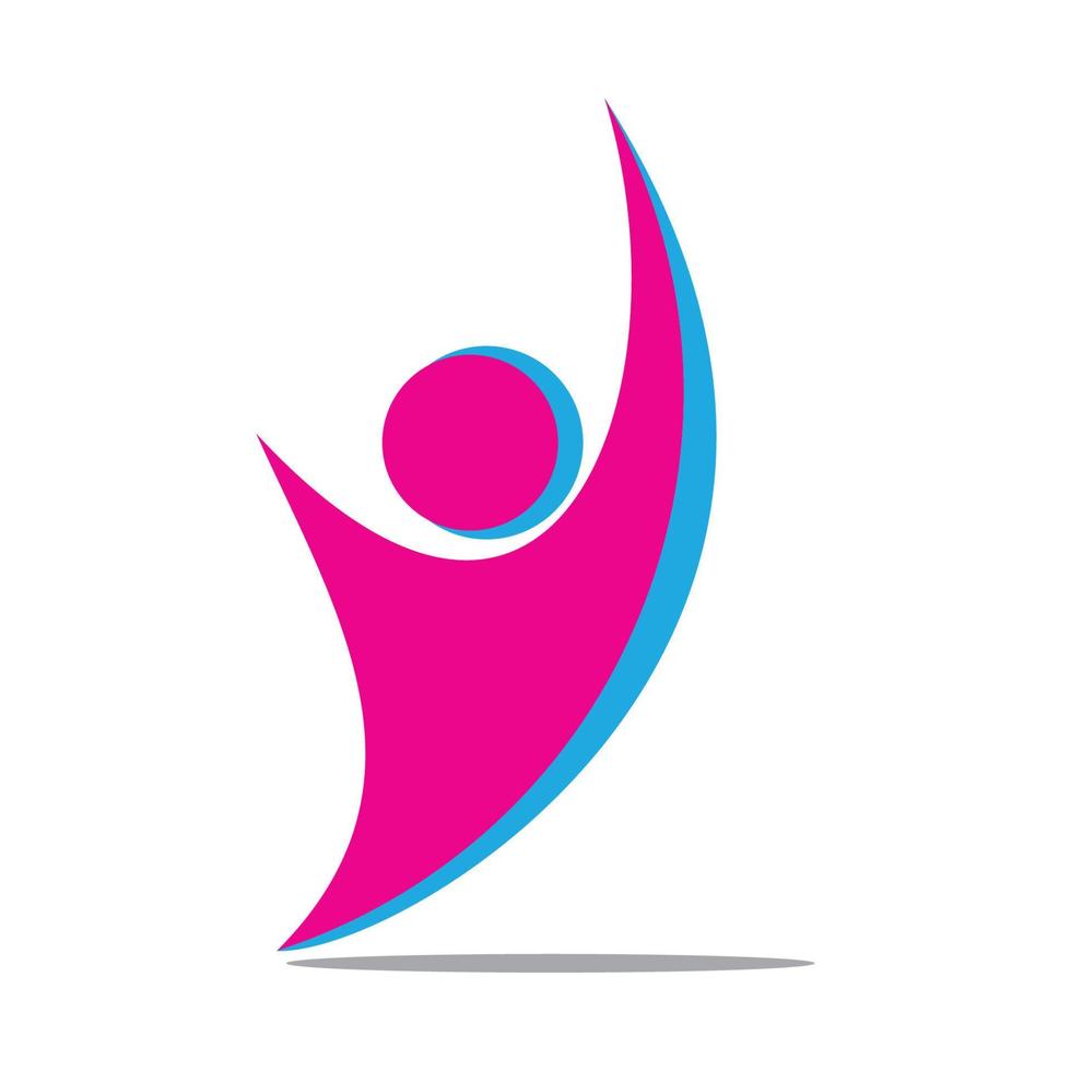 adoption och samhällsvård logotyp mall vektor ikon