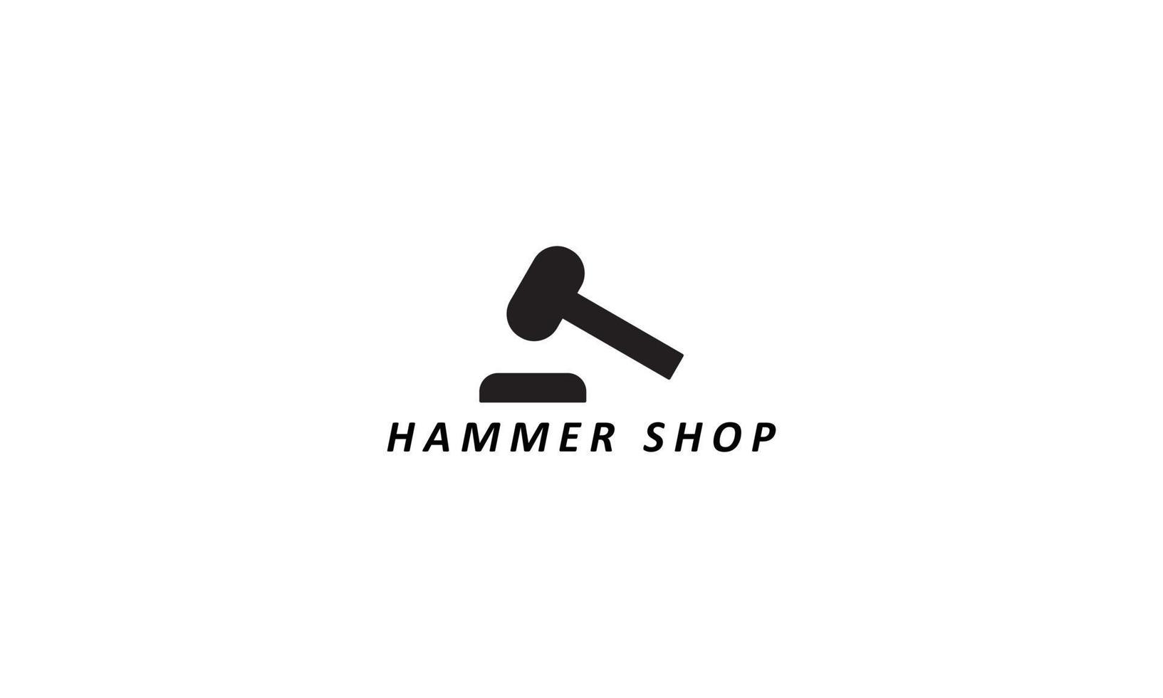 Hammer-Symbol im trendigen flachen Stil isoliert auf grauem Hintergrund, für Ihr Website-Design, App, Logo, ui. Vektorillustration, eps10. vektor