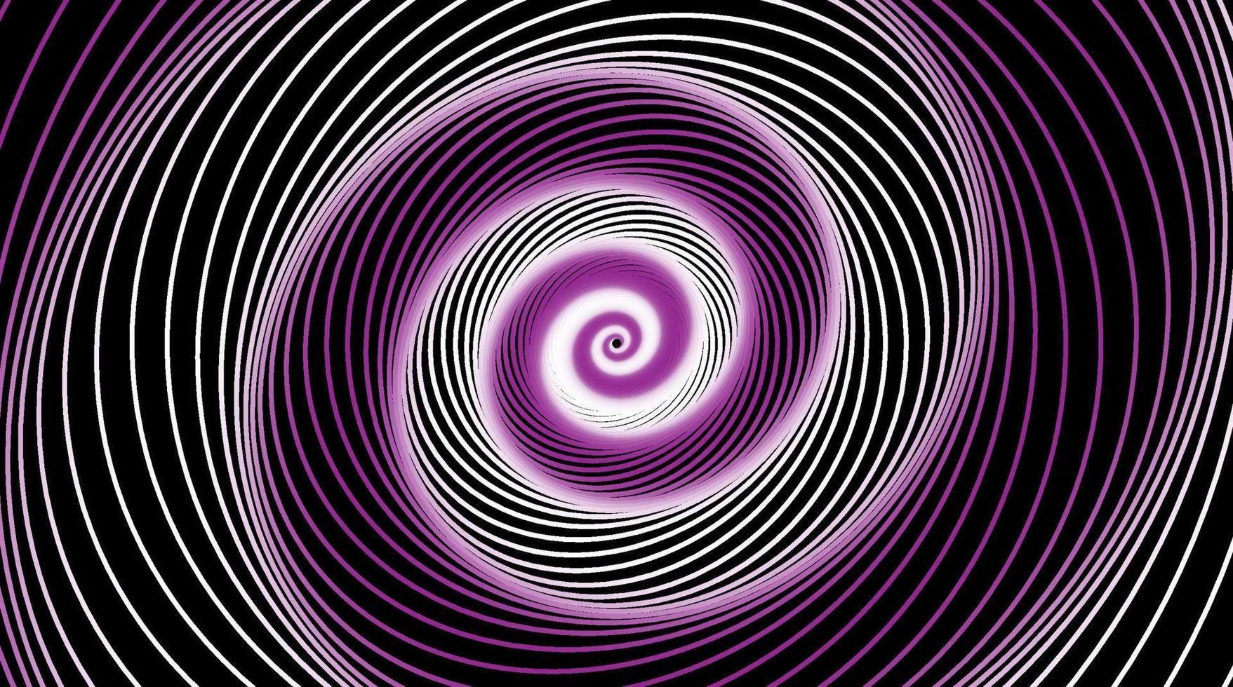 färgrik hypnotisk spiral vektor illustration