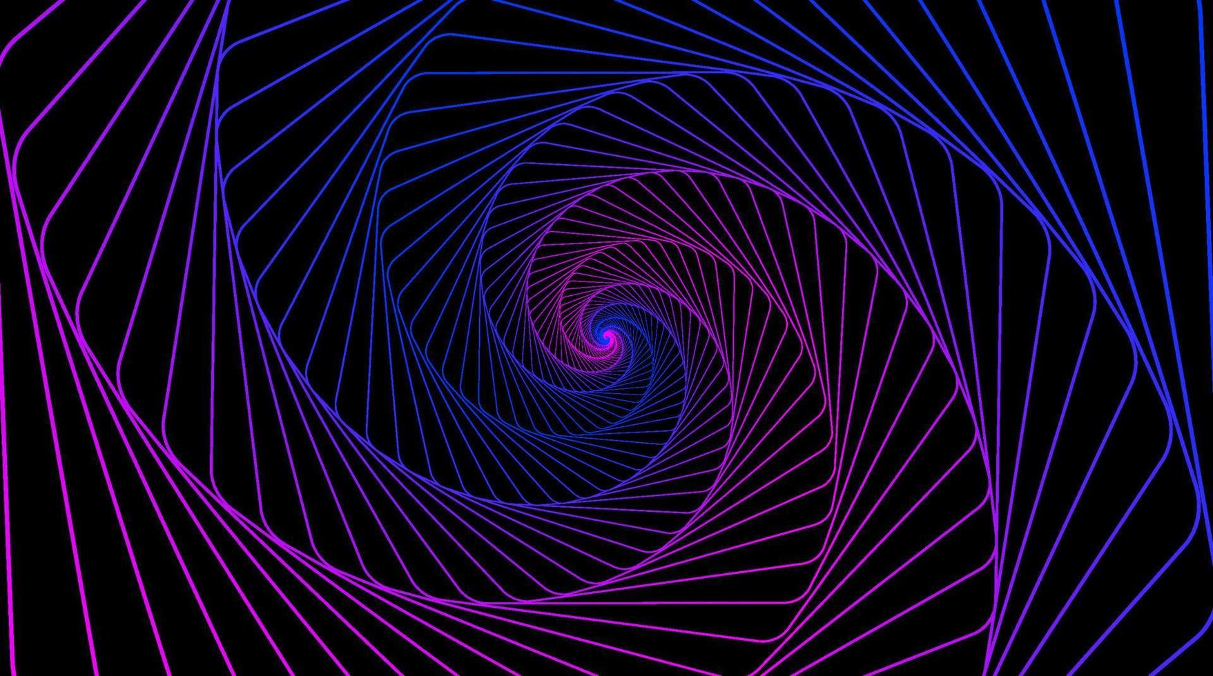 färgrik hypnotisk spiral vektor illustration