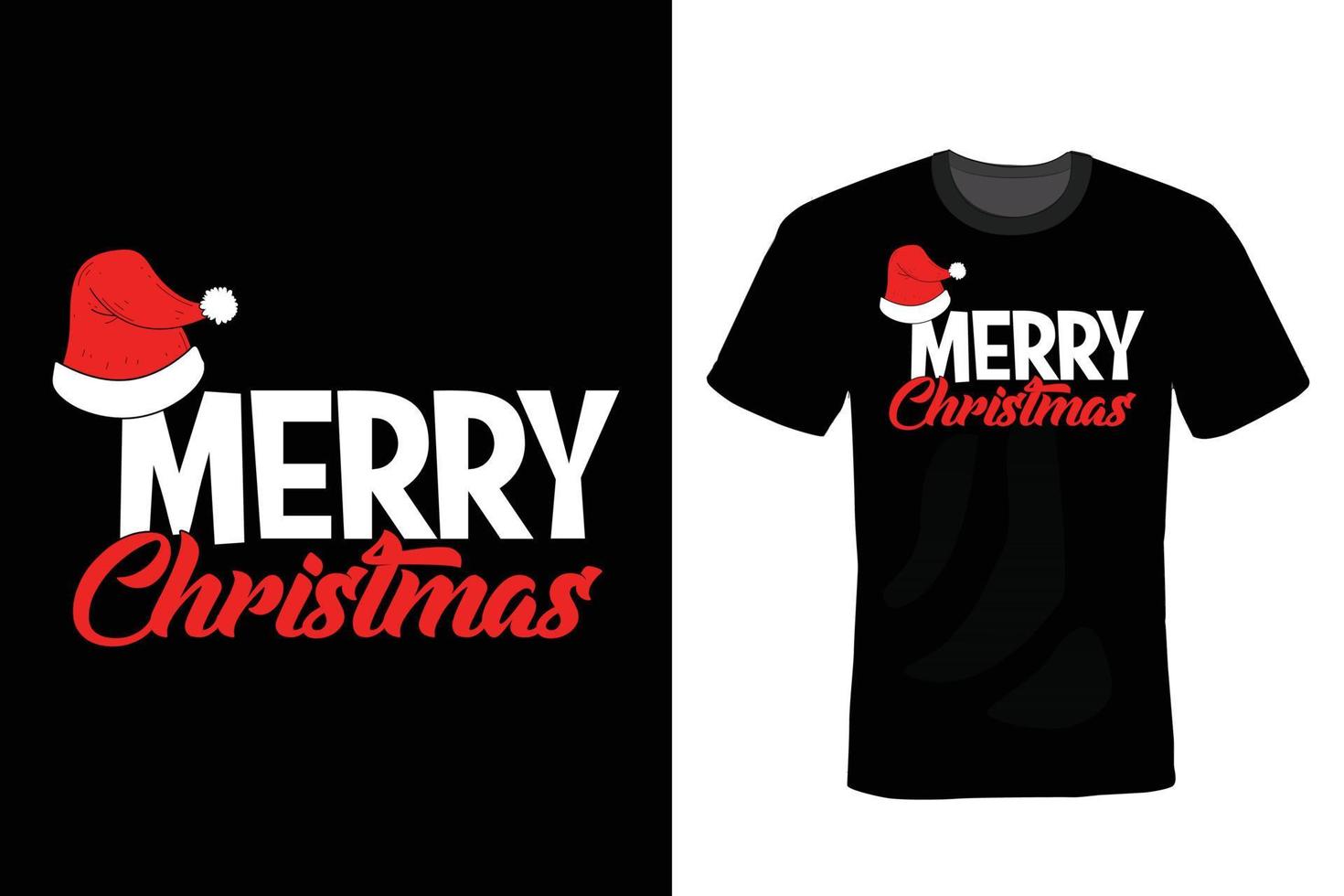 Weihnachts-T-Shirt-Design, Vintage, Typografie vektor