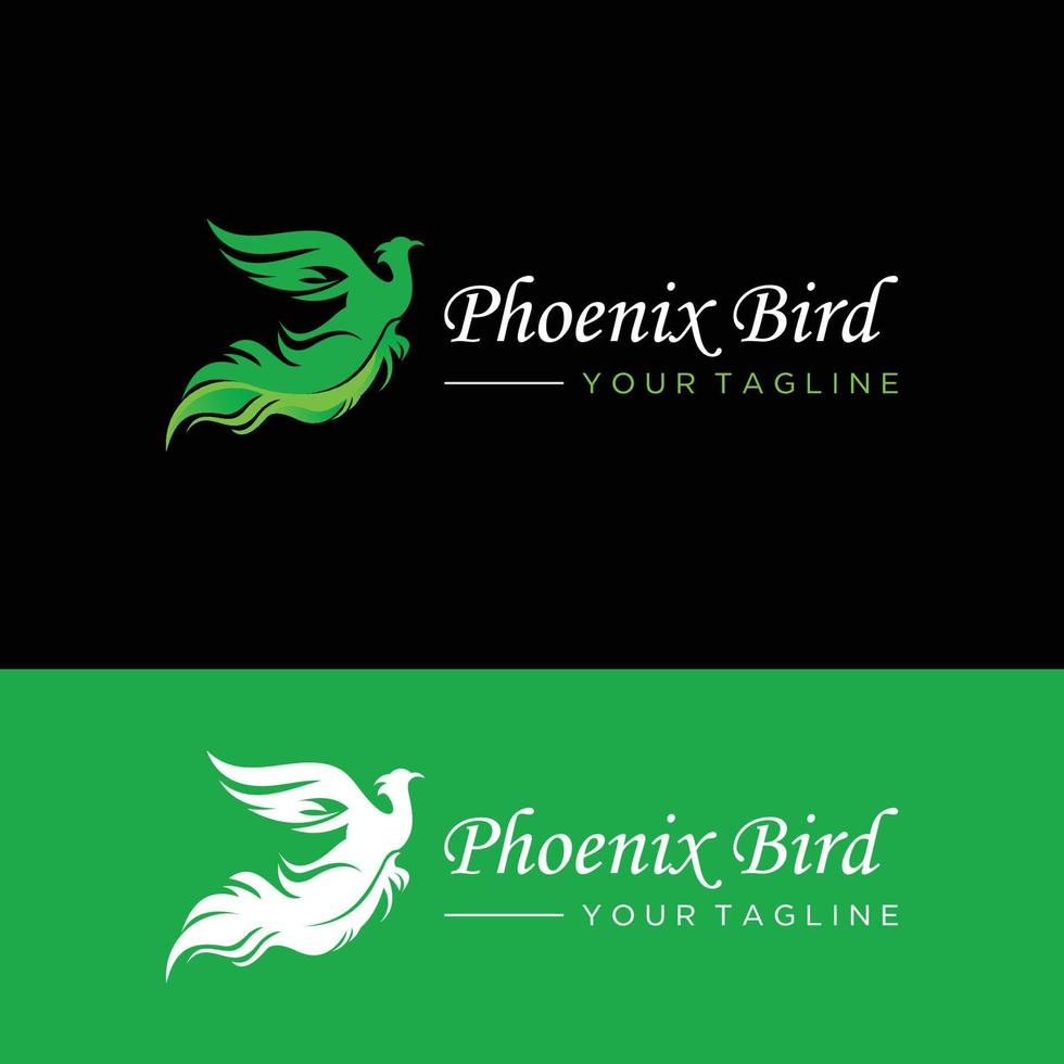 vorlage vektor logo phoenix