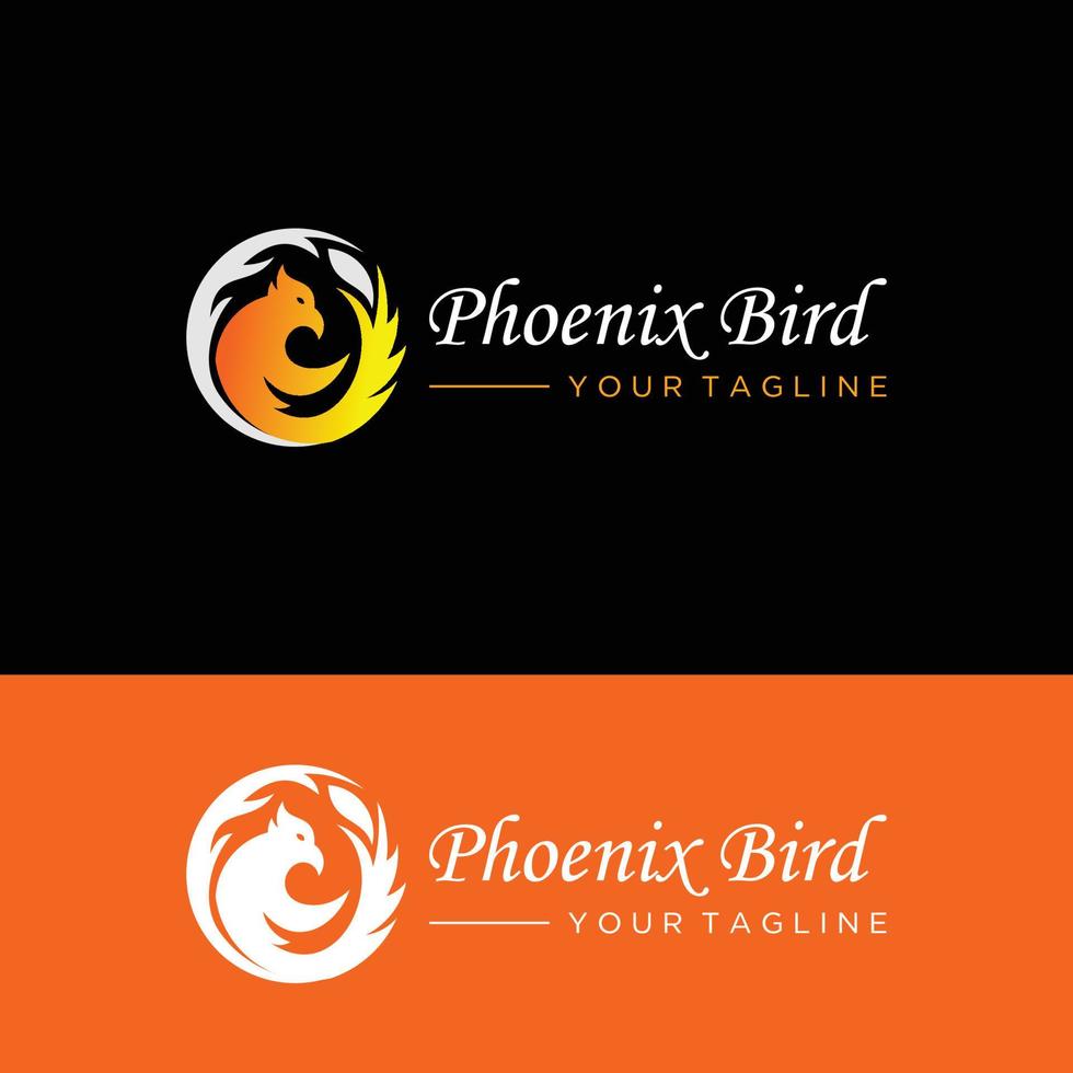 vorlage vektor logo phoenix