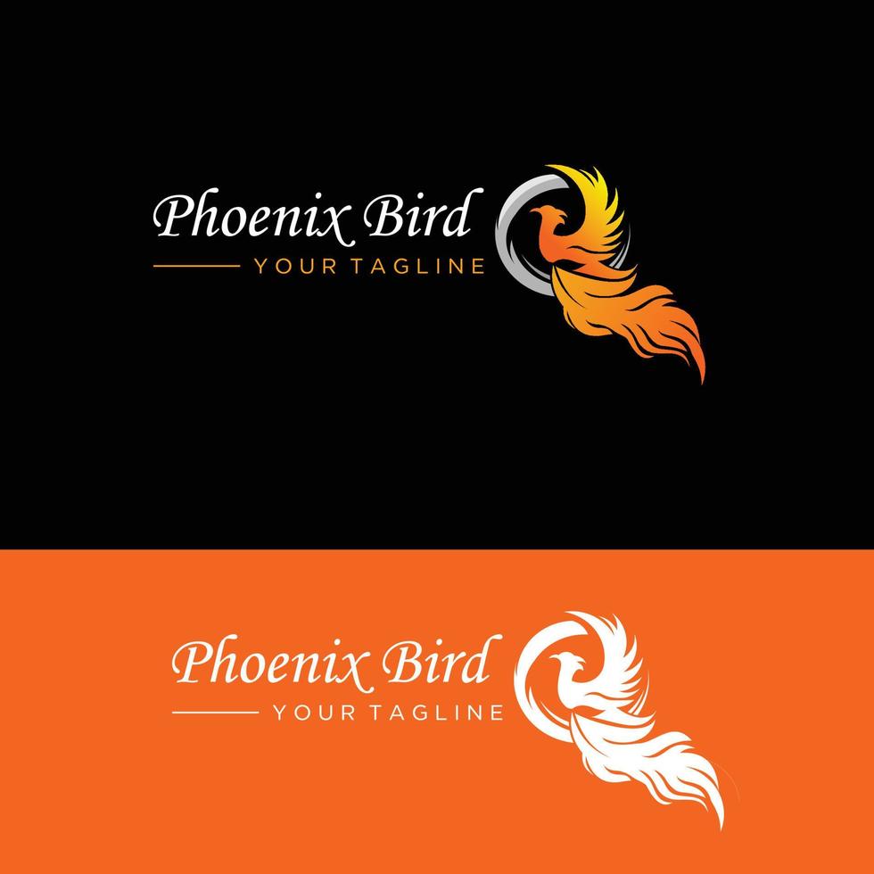 vorlage vektor logo phoenix