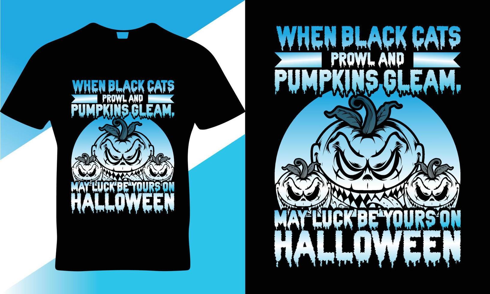 Lycklig halloween sortera citat t-shirt design vektor mall