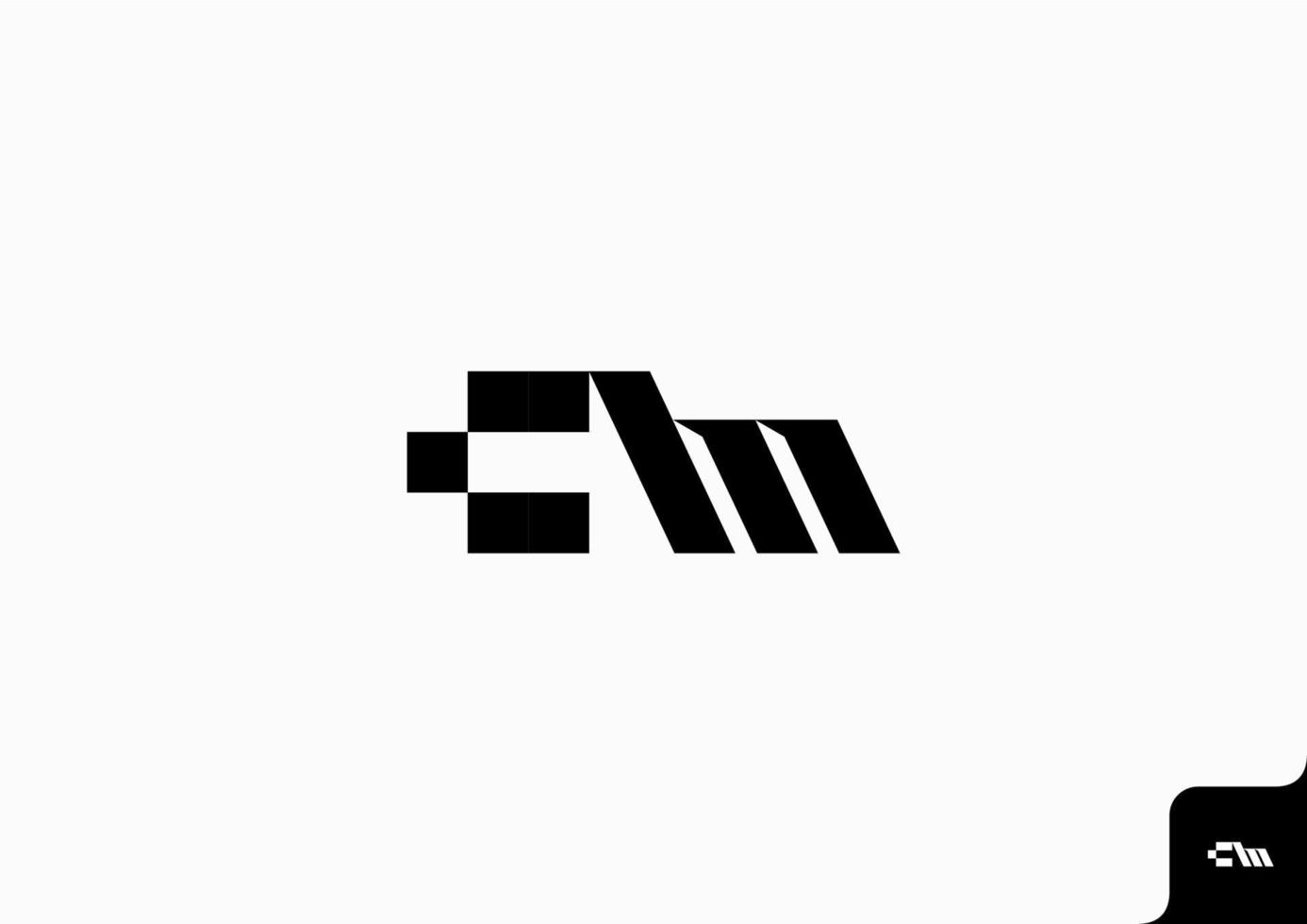 Logo-Design mit flachem minimalistischem Konzept vektor
