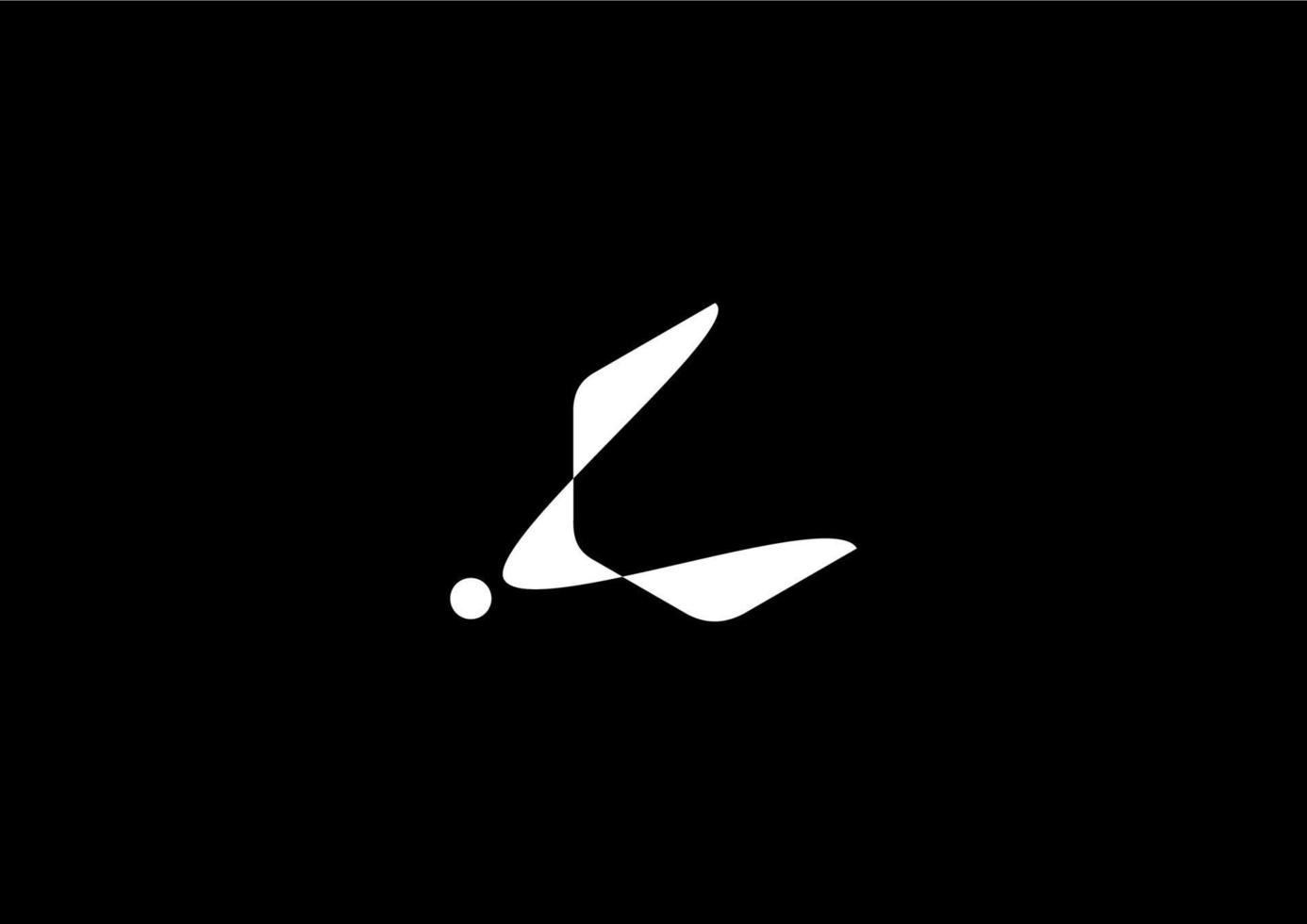 abstraktes Logo-Symbol mit flachem, einfachem Konzept vektor
