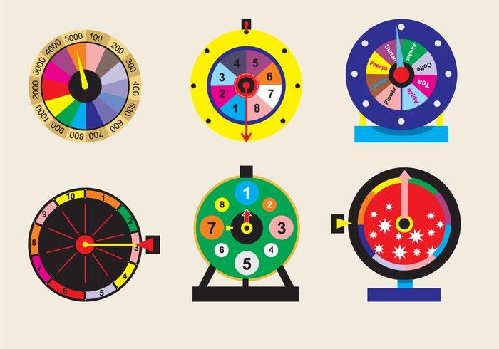 Spinning wheel game vektor