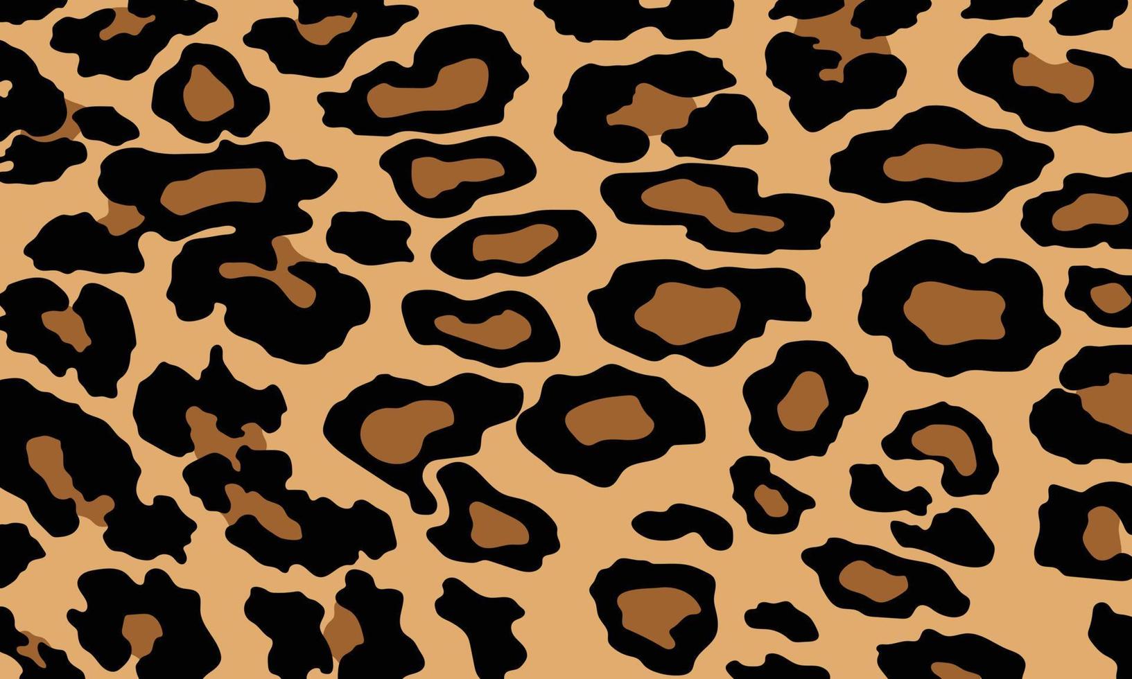 Leopardenmuster Tier nahtlos. Leopardenhautzusammenfassung zum Drucken und mehr. vektor