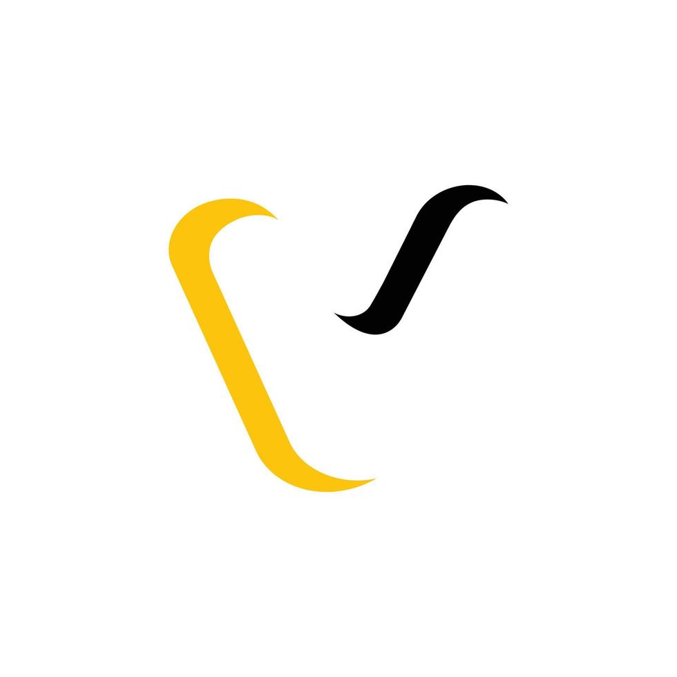 logotyp design första brev v med konstnärlig monogram.logotyp är modern, lyxig och elegant. bakgrund isolerat. vektor