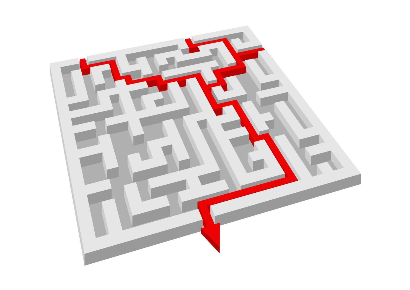 labyrint - labyrint pussel vektor