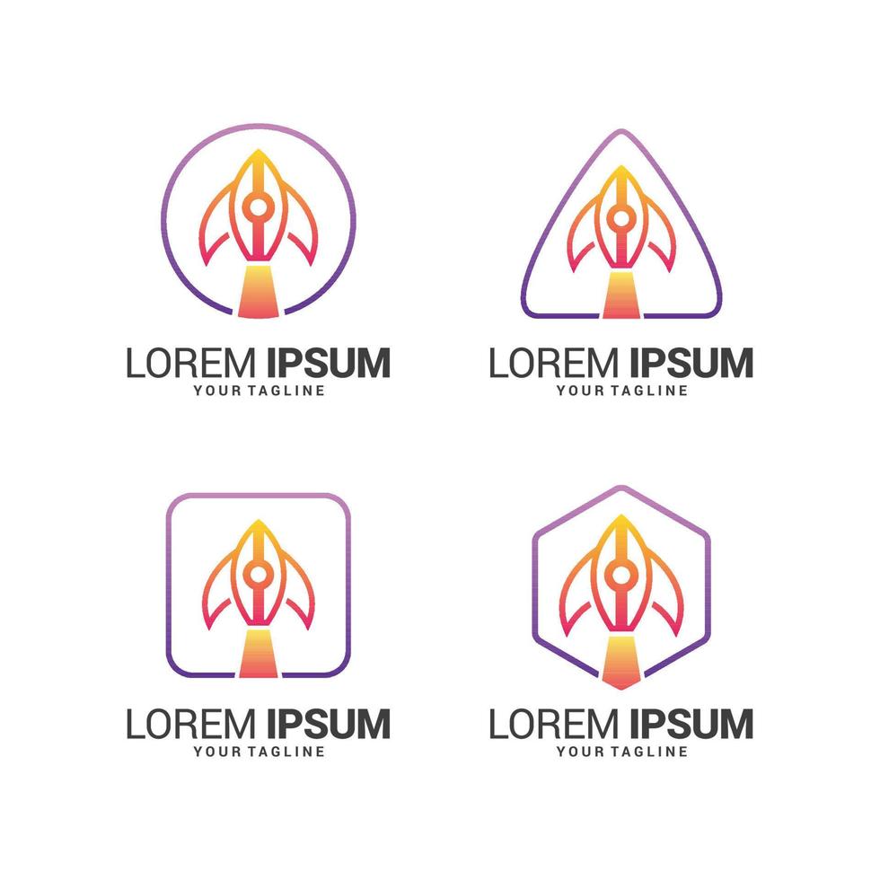 moderne Logo-Design-Vorlage vektor