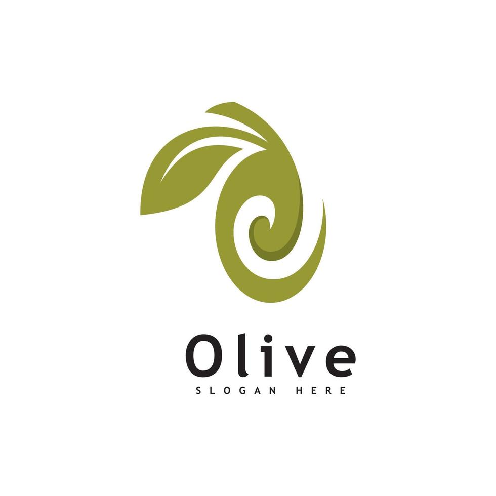 oliv olja logotyp design vektor mall