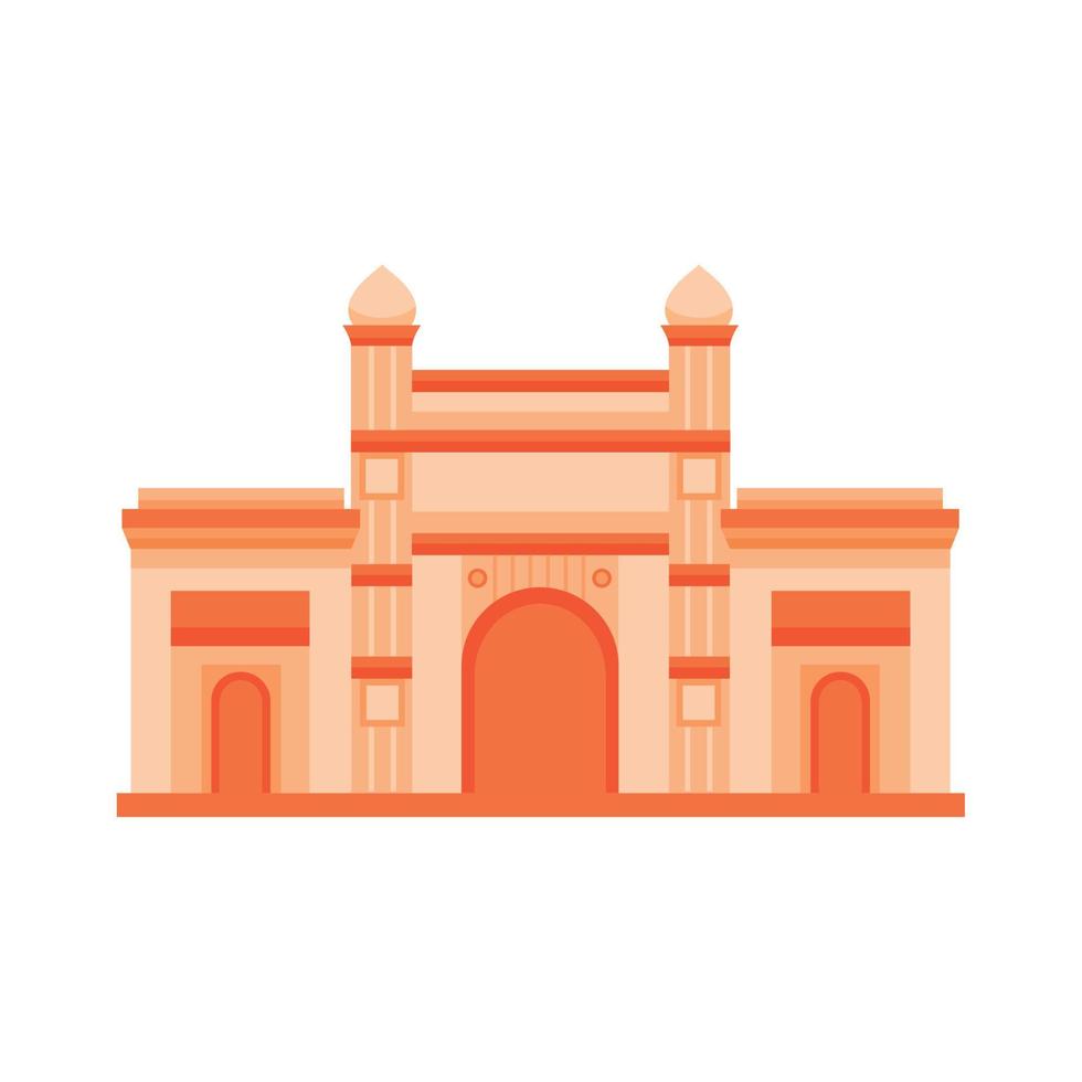 indisk tempel byggnad vektor