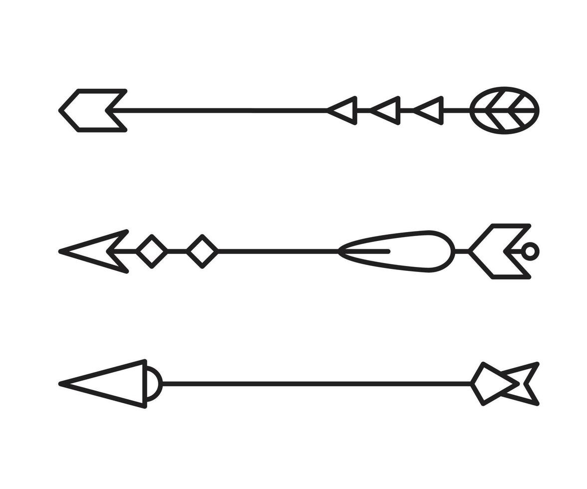 pil linje illustration vektor