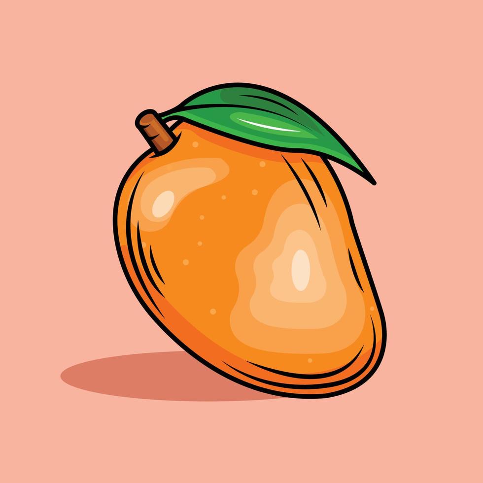 Illustration einer Mango vektor