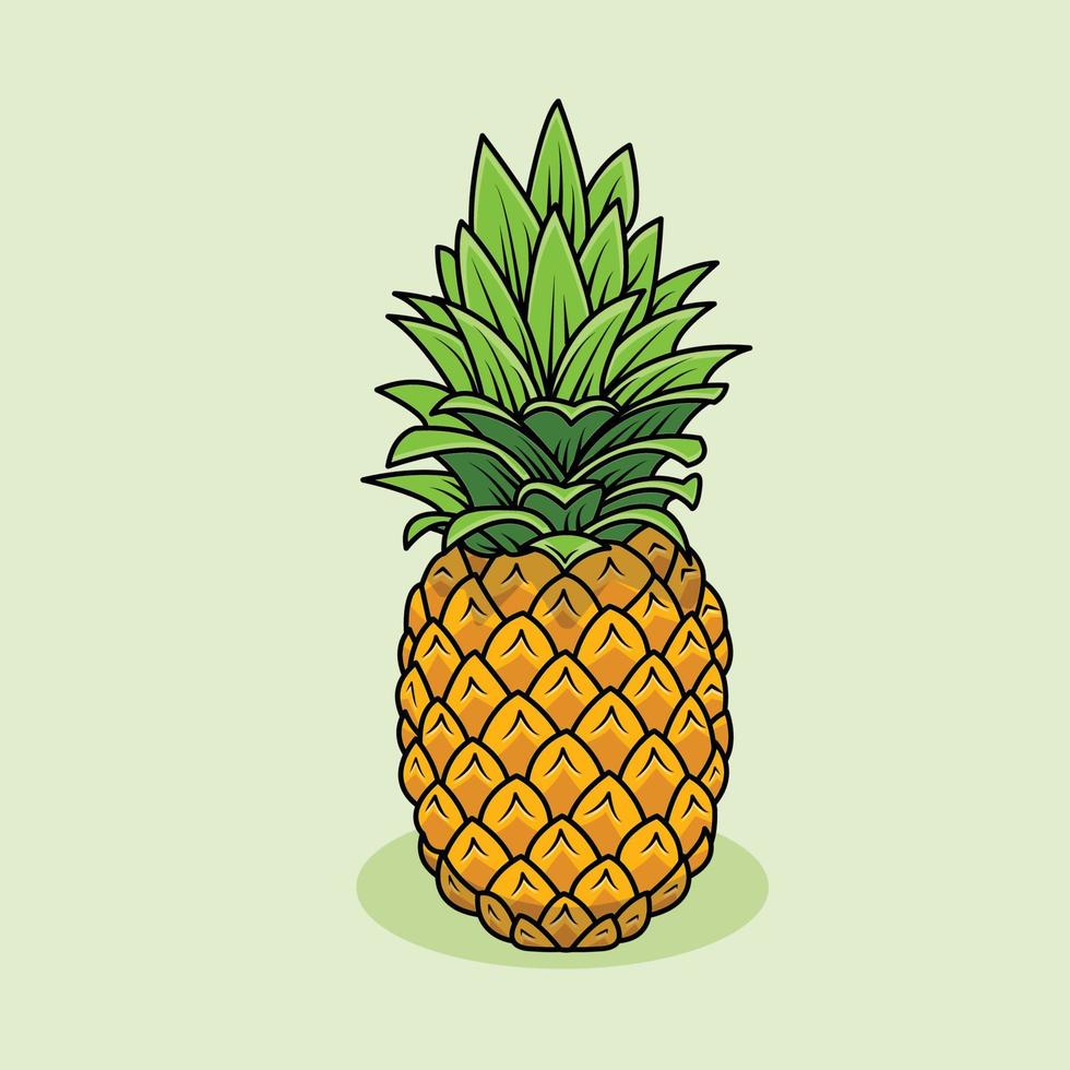 illustration av en ananas vektor