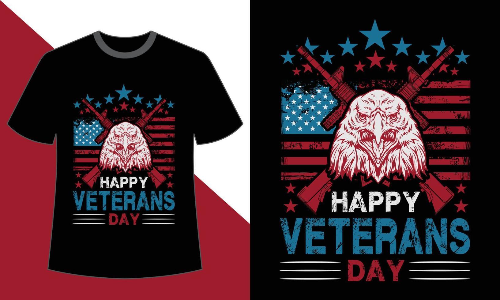 veteranen-tag-t-shirt-design vektor