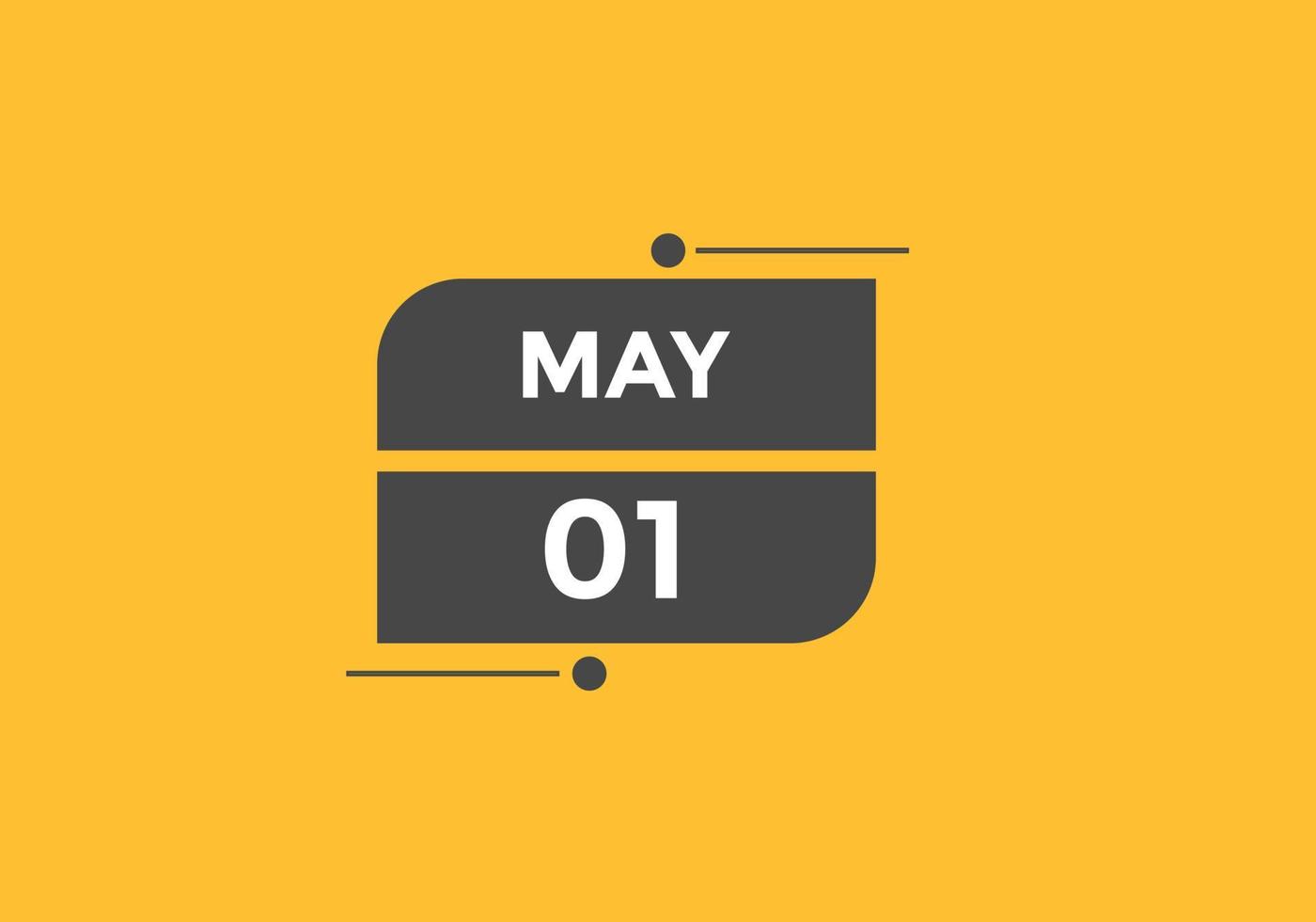 Maj 1 kalender påminnelse. 1:a Maj dagligen kalender ikon mall. kalender 1:a Maj ikon design mall. vektor illustration