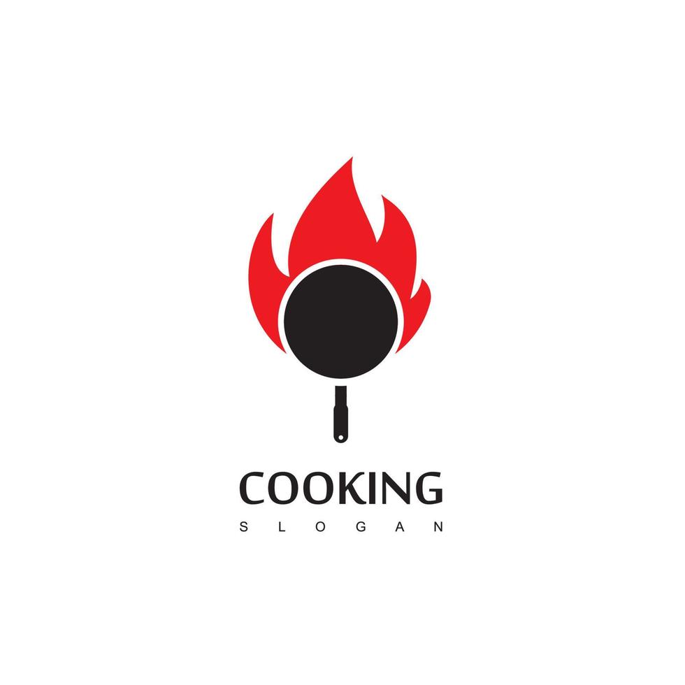 Kochen Logo-Design-Vorlage vektor