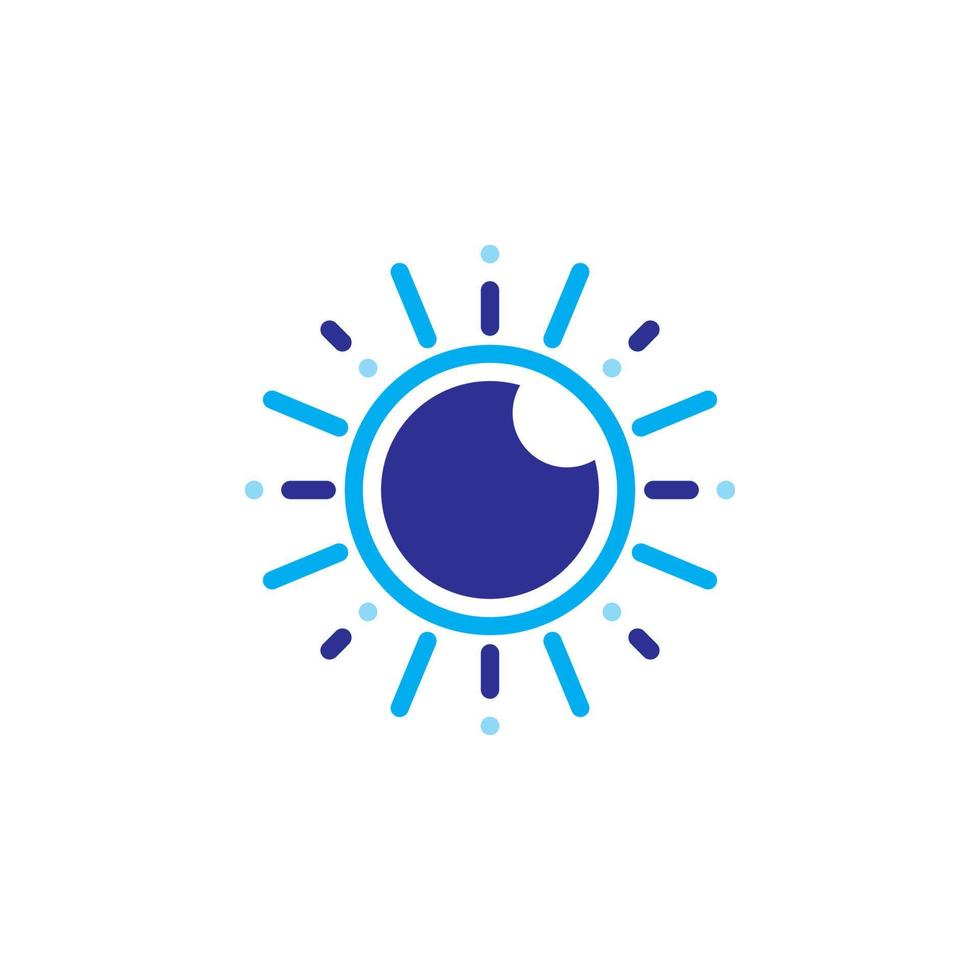 Vektor-Augen-Logo, Retina-Scan-Logo für Sicherheitsunternehmen vektor
